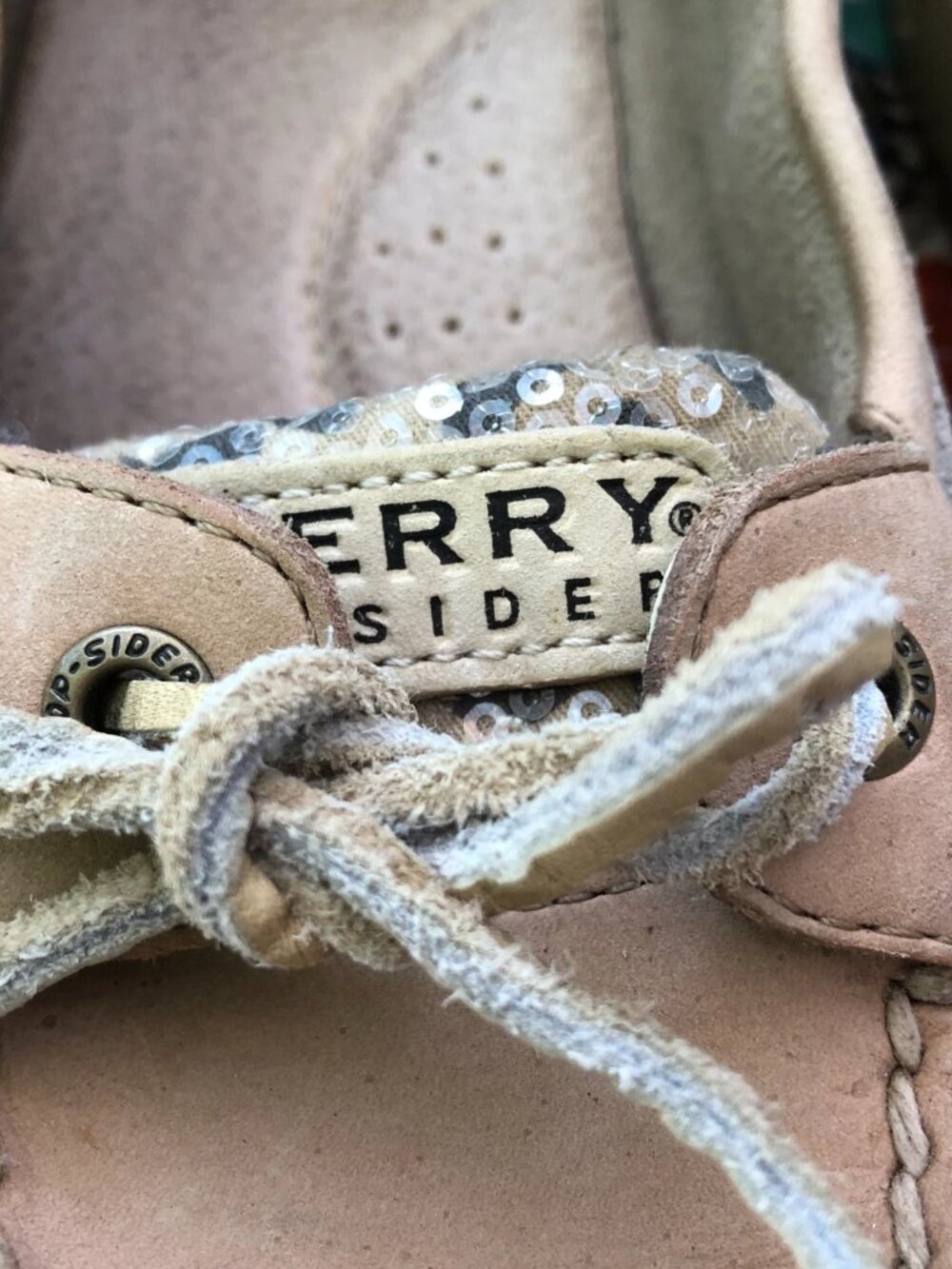 Sperry Top-Sider Angelfish Womens 7M Boat Shoes Loafers Leopard, subtle sequins - Picture 12 of 15